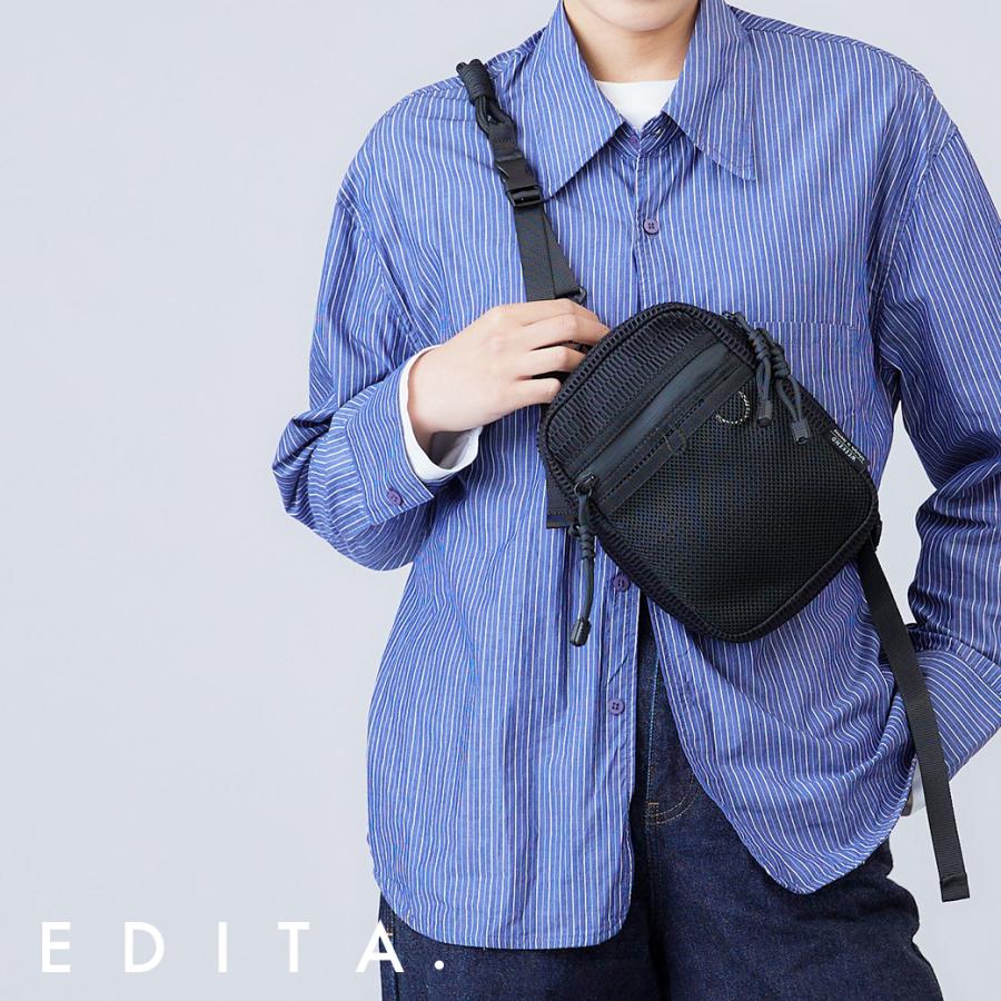 EDITA.（エディータ） ミニ ショルダーバッグ 縦型 スクエア ボディ