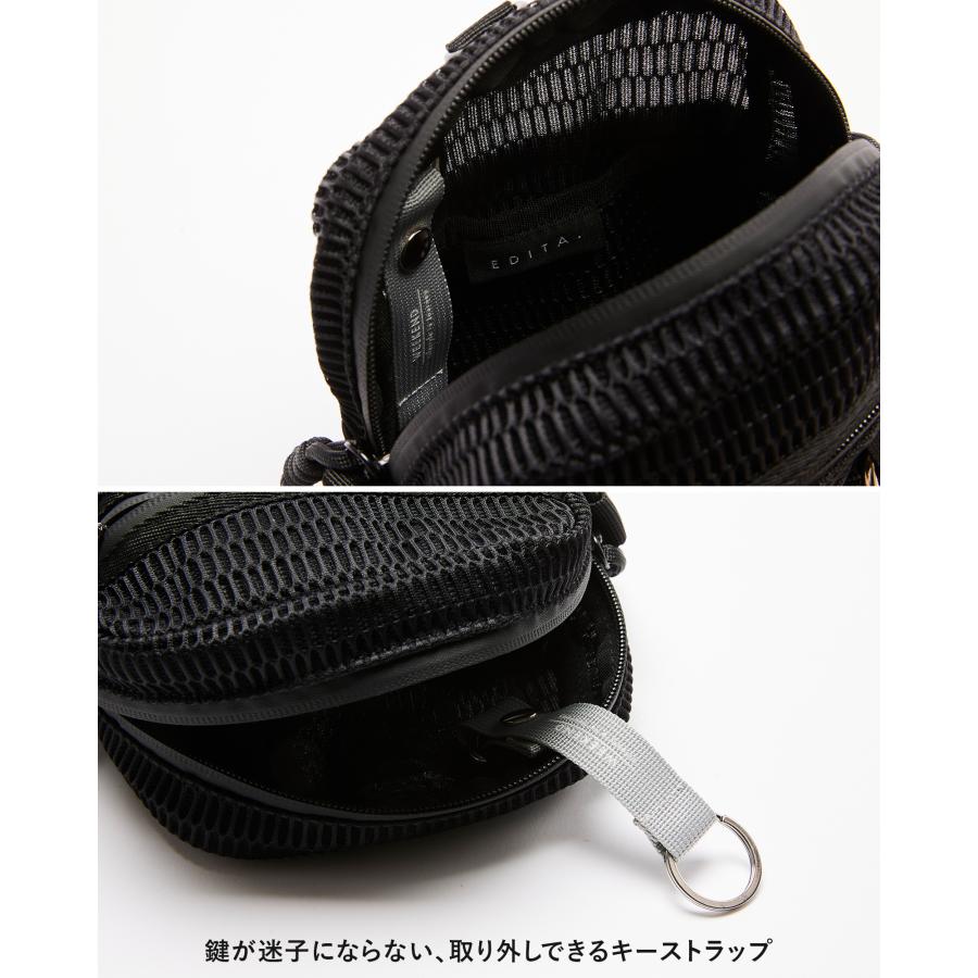 EDITA.（エディータ） ミニ ショルダーバッグ 縦型 スクエア ボディ