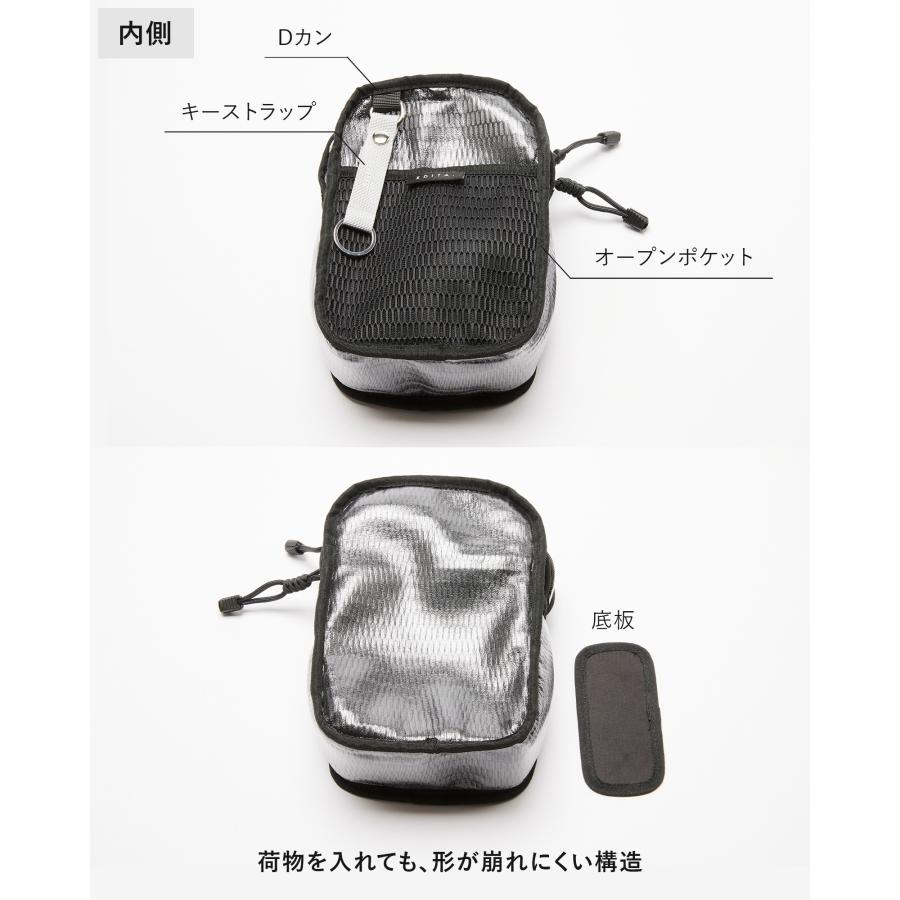 EDITA.（エディータ） ミニ ショルダーバッグ 縦型 スクエア ボディ