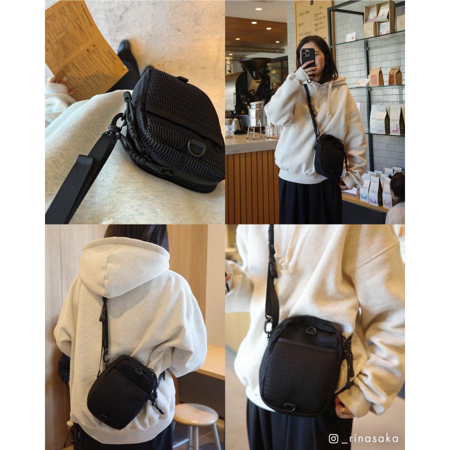 ブラック(◕ᴗ◕)ショルダーバッグ❣️❣️ EDITA.（エディータ） ミニ ショルダーバッグ 縦型 スクエア ボディ