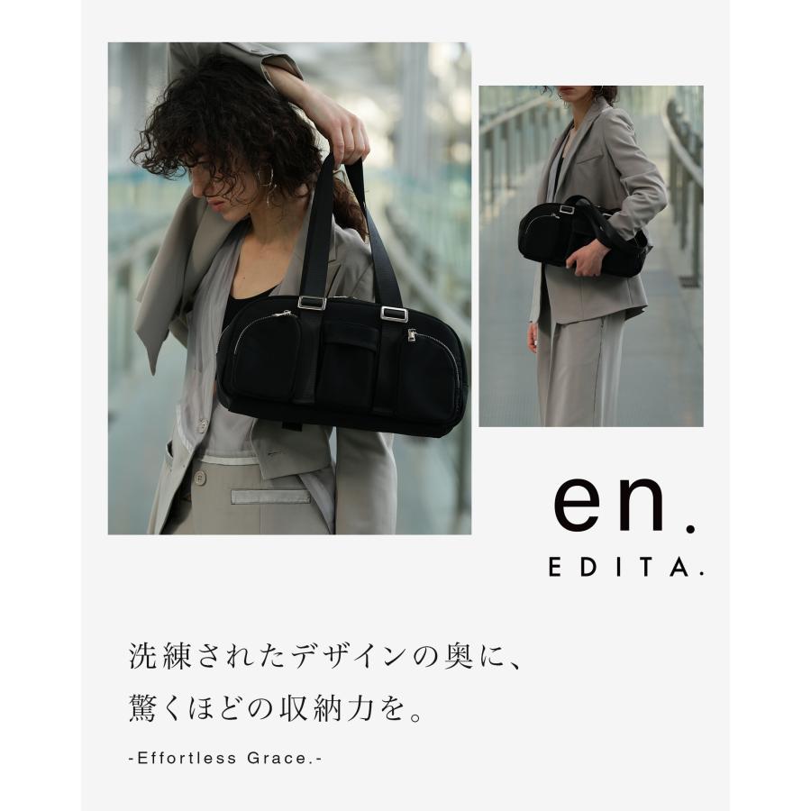 EDITA.（エディータ） 横長バッグ 肩掛け ハンドバッグ レディース 