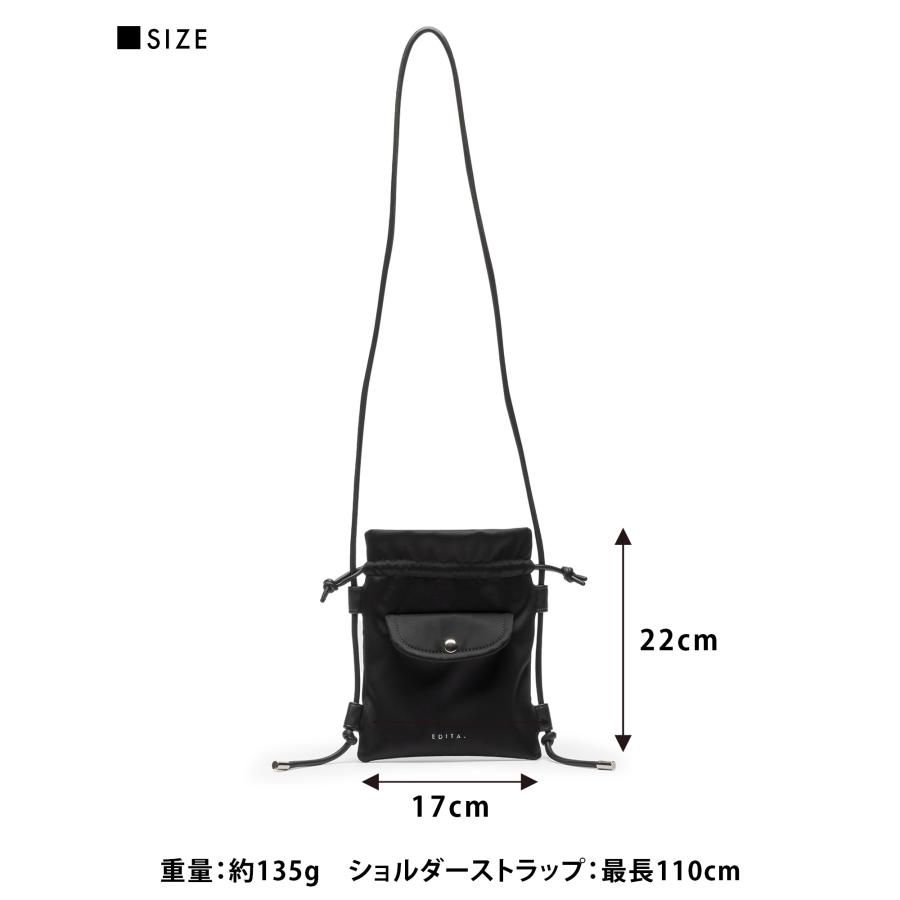 EDITA.（エディータ） ショルダーバッグ サコッシュ レディース メンズ