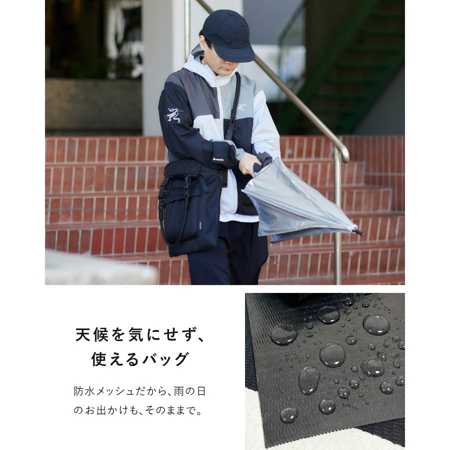EDITA.（エディータ） 防水 洗濯機で洗える フラットトートバッグ 2WAY