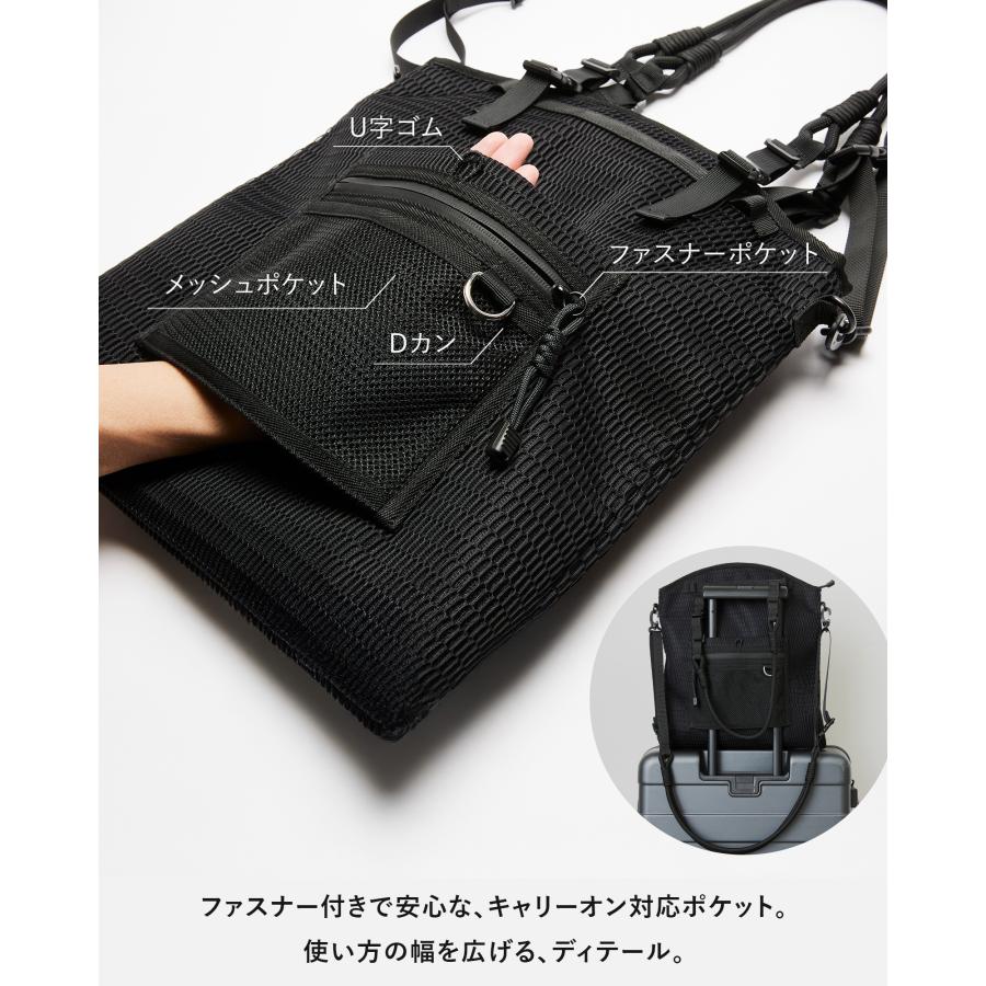 EDITA 旅行用バッグ　洗える EDITA.（エディータ） 防水 洗濯機で洗える フラットトートバッグ 2WAY