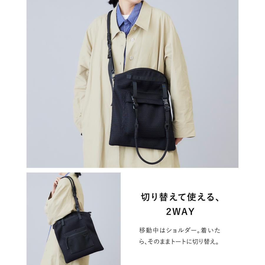 EDITA.（エディータ） 防水 洗濯機で洗える フラットトートバッグ 2WAY