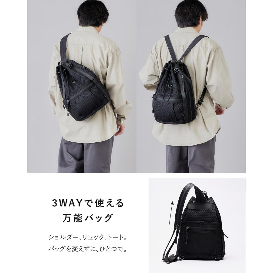 EDITA.（エディータ） 防水 洗濯機で洗える 3way バッグ リュック