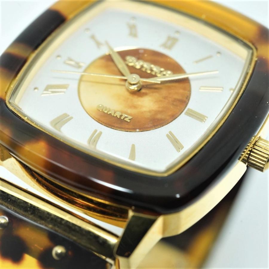 本鼈甲文字盤時計（スクエア） 男女兼用 : 江戸鼈甲屋 - 通販