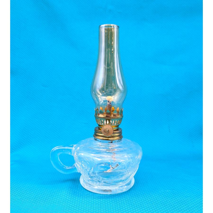 棒芯手燭燈スタンドランプアンバーホヤ 19720 灯油ランプ : 江戸川屋