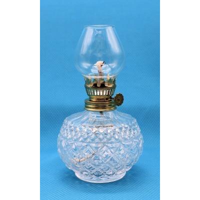 棒芯パイン型 クリアー壺 クリアー豆ホヤ S74330 灯油ランプ : 江戸川