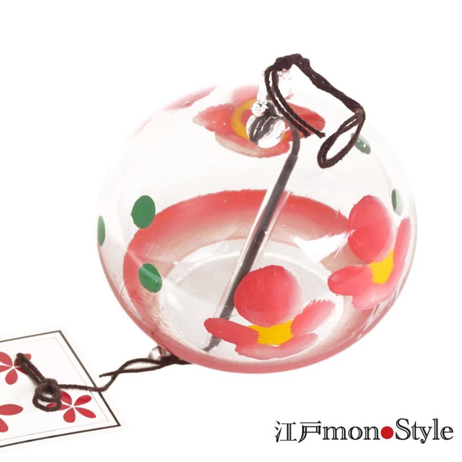 江戸風鈴 風鈴 花 ピンク 小丸 Edofurin001 江戸monostyleヤフー店 通販 Yahoo ショッピング