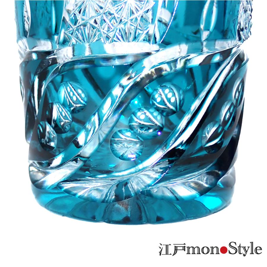 江戸切子 クリスタル タンブラー グラス kaleido scope 万華鏡