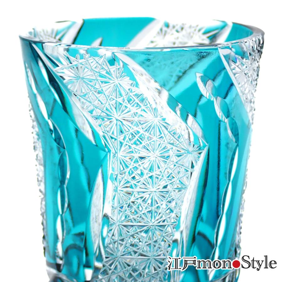 江戸切子 クリスタル タンブラー グラス kaleido scope 万華鏡