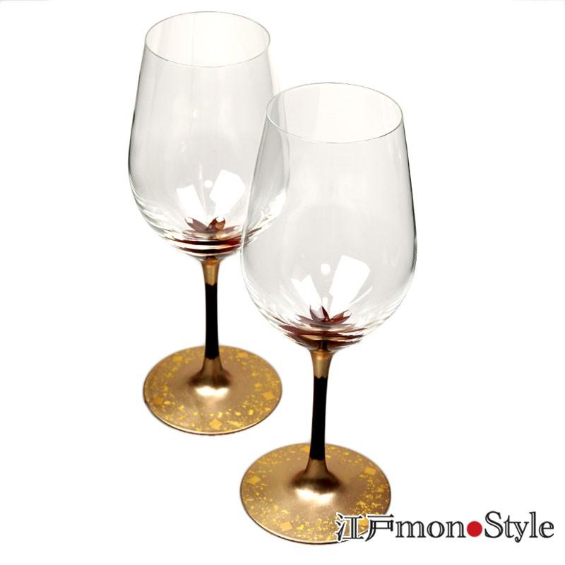 ペア ワイングラス 桜 秀衡塗 漆絵 木箱入り Edomonourushi006 江戸monostyleヤフー店 通販 Yahoo ショッピング