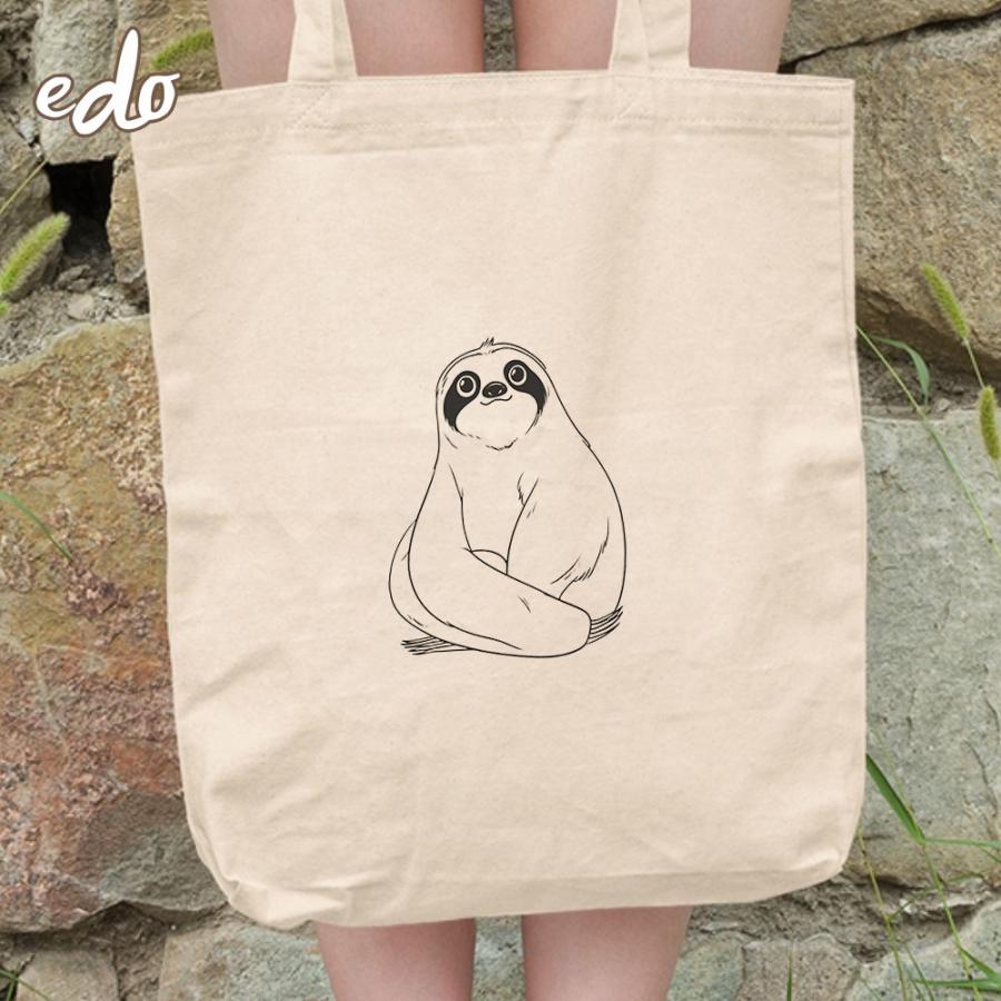 アリス刺繍♡帆布♡生成りのシンプルトート トートバック a4 帆布 軽量 ナマケモノ サブバック : トートバッグ専門