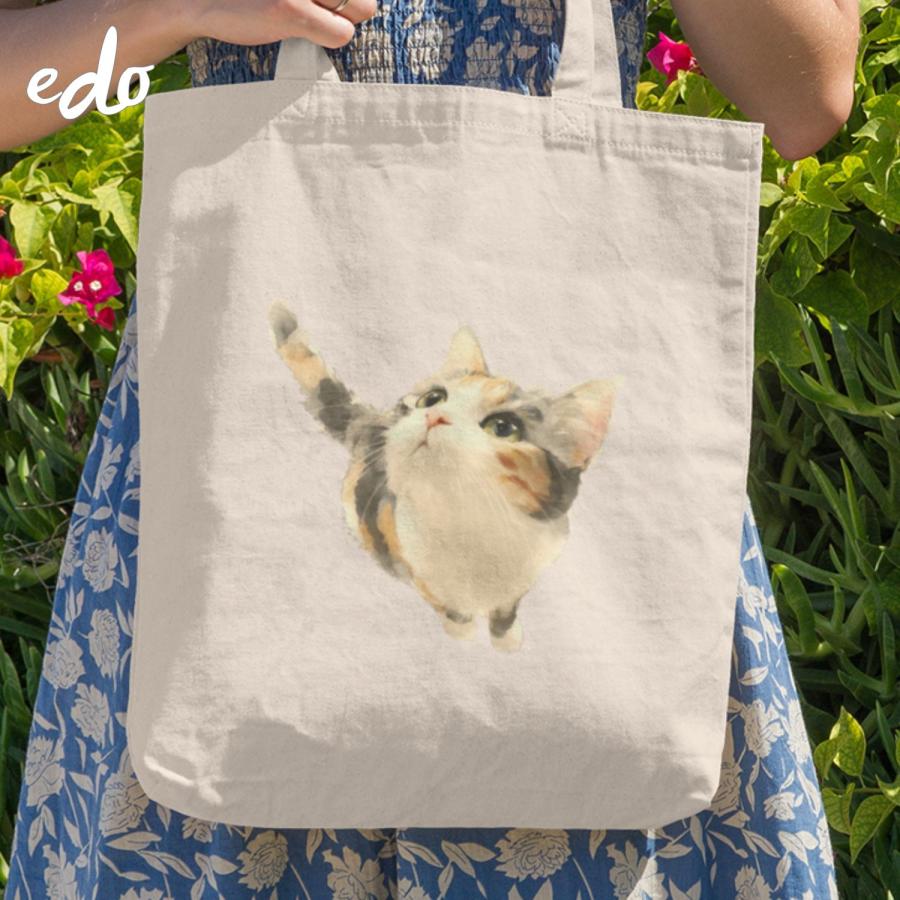 トートバッグ a4 帆布 軽量 「猫」 サブバッグ : トートバッグ専門