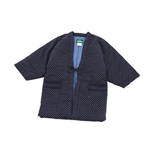 爆売り 江戸てん 綿入れ半纏 はんてん ちゃんちゃんこ 日本製 久留米織り 紺 大判 最先端 Hvo Or Tz