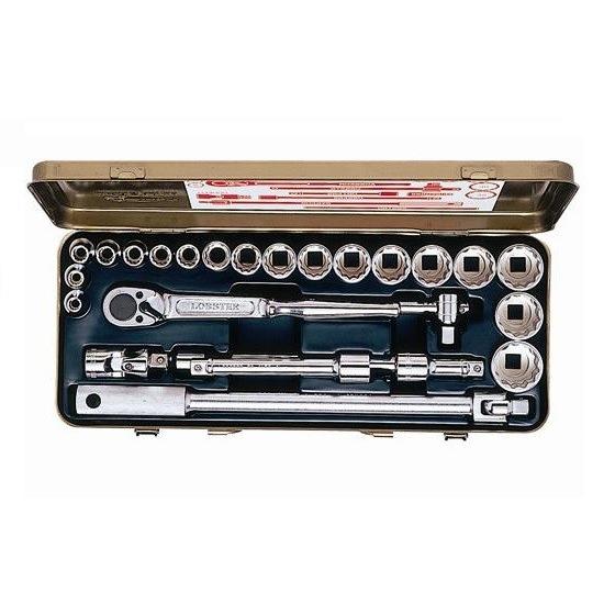 ロブテックス 1218A ソケットレンチセット 差込角12.7mm 1/2” 12 ロブテックス 1218A ソケットレンチセット 差込角12.7mm 1/2” 12