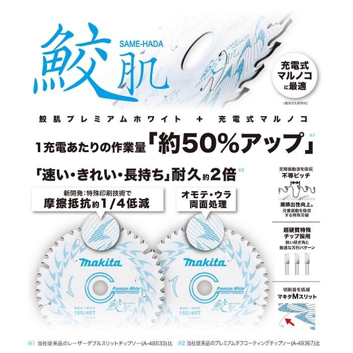 マキタ（makita） A-64353 鮫肌レーザースリットチップソー 外径