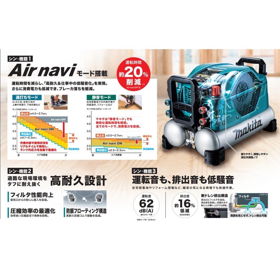 送料無料 マキタ AC500XLB 一般圧/高圧対応 エアコンプレッサ 黒 送料無料 マキタ AC500XLB 一般圧/高圧対応 エアコンプレッサ 黒