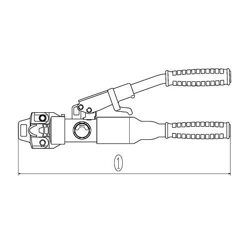 ロブテックス AKH60N 手動油圧式圧着工具 裸端圧着端子・裸圧着スリ−ブP B用 使用範囲:14，22，38，60mm2 新品 ロブテックス AKH60N 手動油圧式圧着工具 裸端圧着端子 裸圧着スリ−ブP B用 使用範囲 14，22，38，60mm2