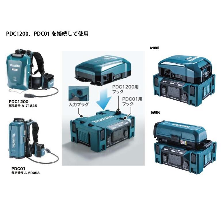 マキタ BAC01 DCACインバ−タ ポータブル電源バッテリ充電器別売 どこでもAC100V電源が使える 災害時や電源の取りづらい現場に便利 新品