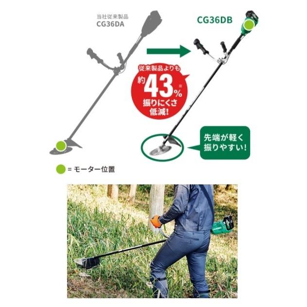 HiKOKI CG36DB(WP) 36Vマルチボルト コードレス刈払機 刃物外径230mm
