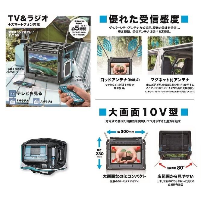 マキタ（makita） CK1010 10.8V防災用コンボキット TV100 ML104 