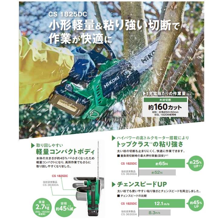 日立（HITACHI） HiKOKI CS1825DC(NN) 18V-250mmコードレス