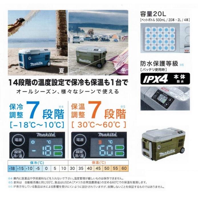 マキタ（makita） CW001GZ O 充電式保冷温庫 本体のみ 40Vmax対応