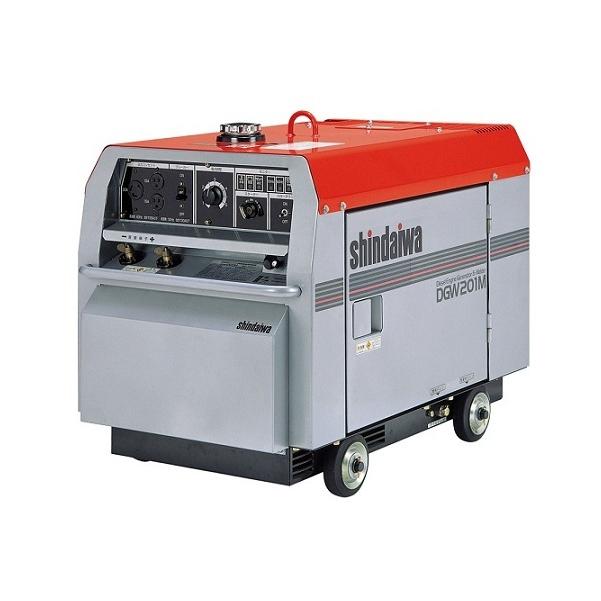 新ダイワ　エンジン発電機　DGW201M　中古品 新ダイワ DGW201M ディ−ゼルエンジン 発電機 兼用 溶接機 200Aクラス