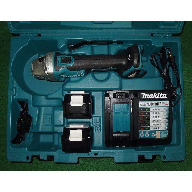 マキタ GA404DRGXN 18V-100mm充電式ディスクグラインダ キック マキタ GA404DRGXN 18V-100mm充電式ディスクグラインダ キック
