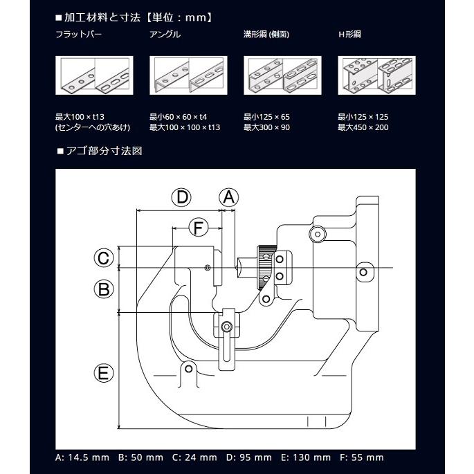 オグラ HPC-2213W 電動油圧パンチャー 複動式 AC100V ステンレス オグラ HPC-2213W 電動油圧パンチャー 複動式 AC100V ステンレス