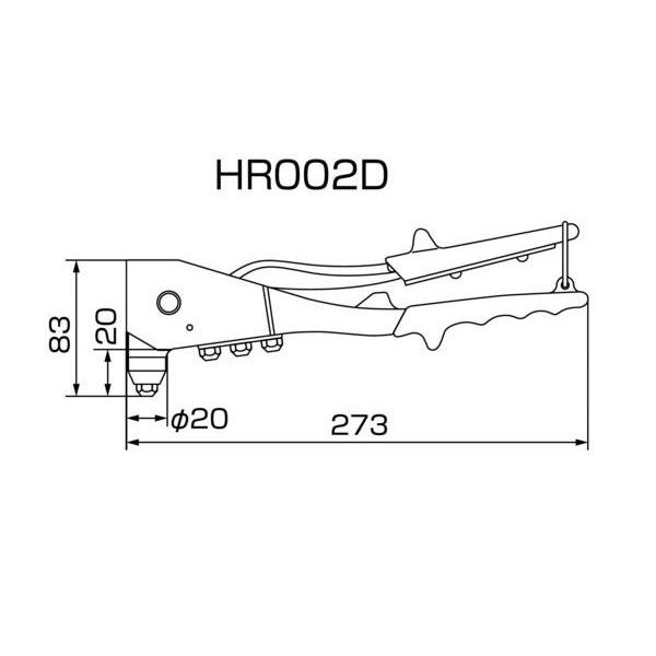 ロブテックス HR102D ハンドリべッターツールキット ハンド