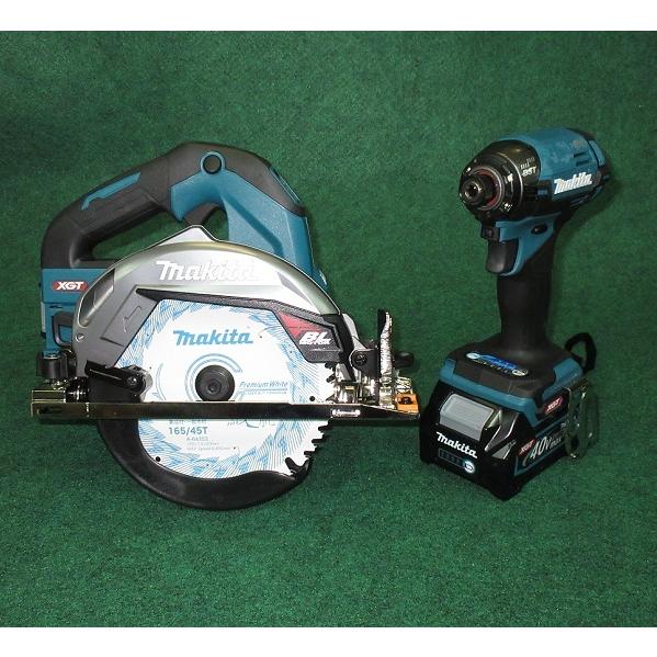 マキタ（makita） HS001GZ+TD002GZ 40V max 165mm充電式マルノコ 青+ 