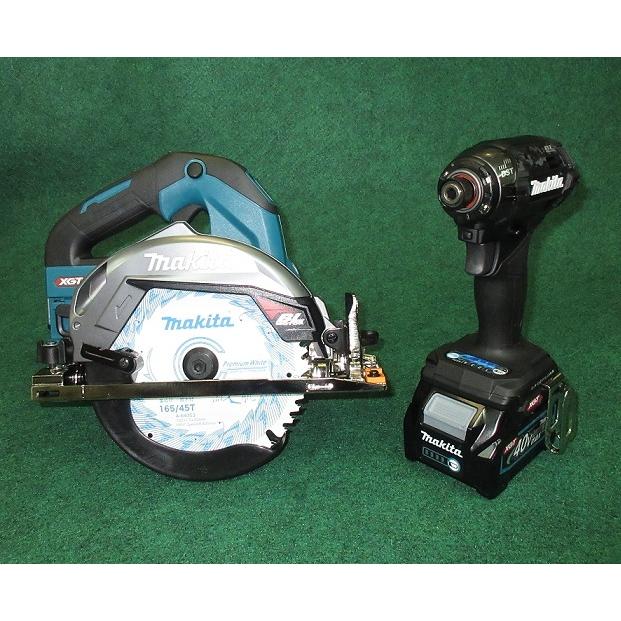 マキタ HS001GZ+TD002GZB 40V max 165mm充電式マルノコ 青+インパクト 