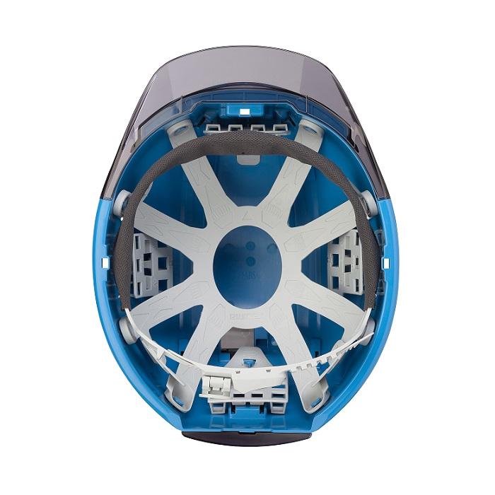 送料無料 タジマ HSBLCSSB セフメット ブル− スモ−ク シールド付