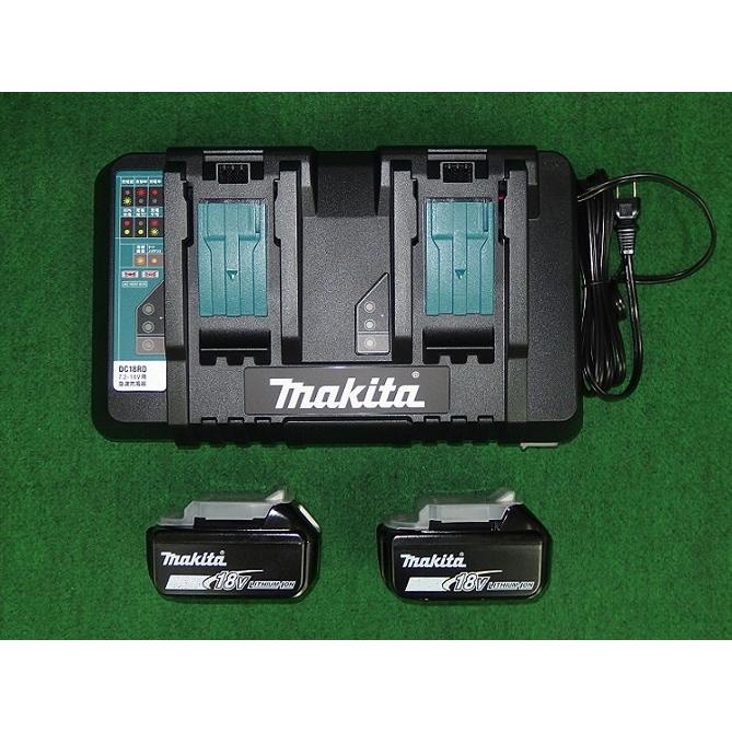 マキタ MUC258DZR6+BL1860Bx2+DC18RD 18V充電式チェーンソー ガイドバ−長250mm スプロケットノ−ズバ− 25AP仕 バッテリx2+2口充電器 新品の画像