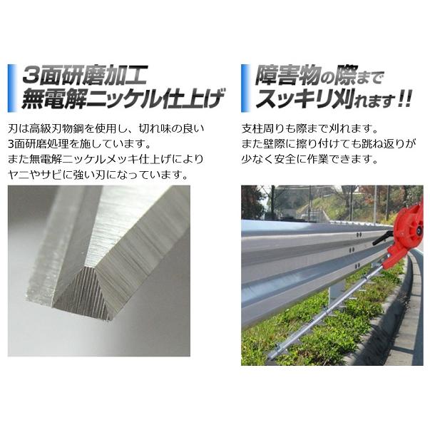 ニシガキ N-834 刈払機用アタッチメント 往復バリカン 刈太郎500 刈り