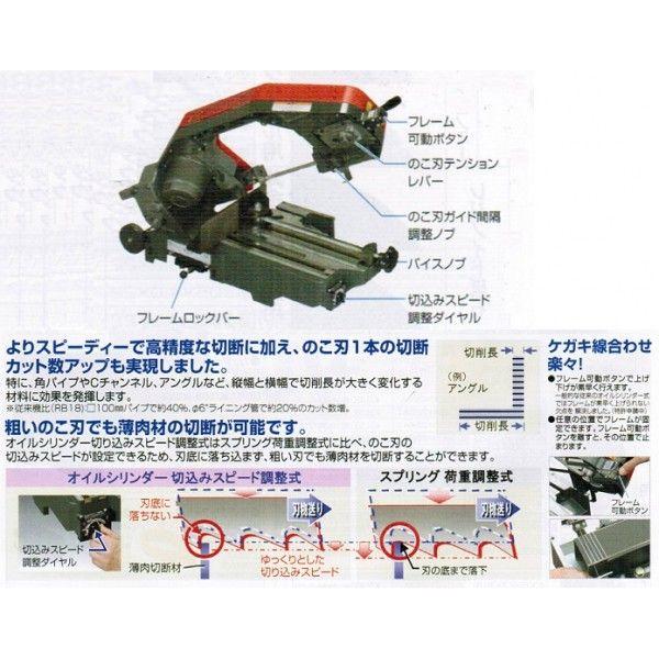 SOWA（ソーワ） 新ダイワ RB180FV-HA バンドソー ワンタッチ式平バイス