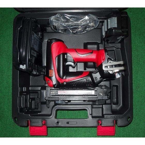 マックス TJ-25/4J-BC/1850A 18V充電式タッカ 4mm-J線用 本体+ マックス TJ-25/4J-BC/1850A 18V充電式タッカ 4mm-J線用 本体+