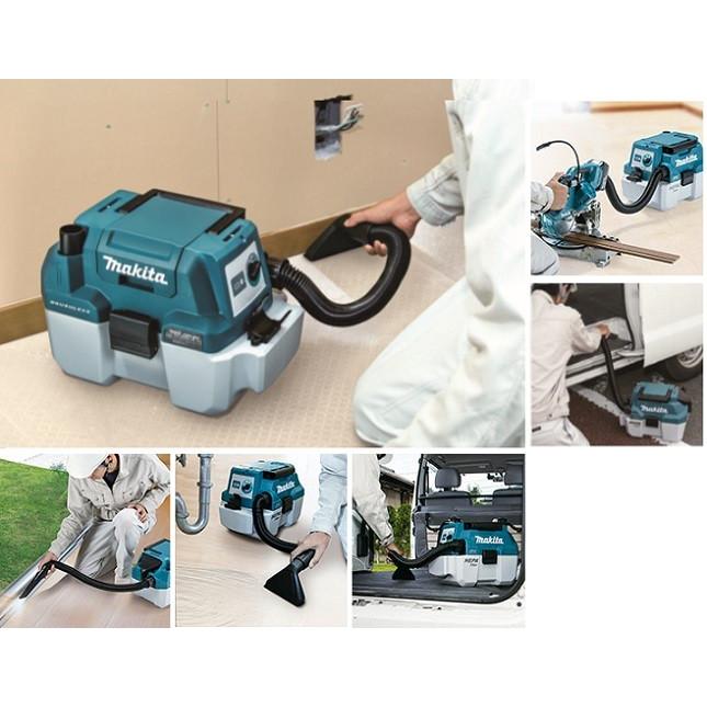 マキタ（makita） VC750DZ 18V充電式集じん機 乾湿両用 肩掛けベルト付