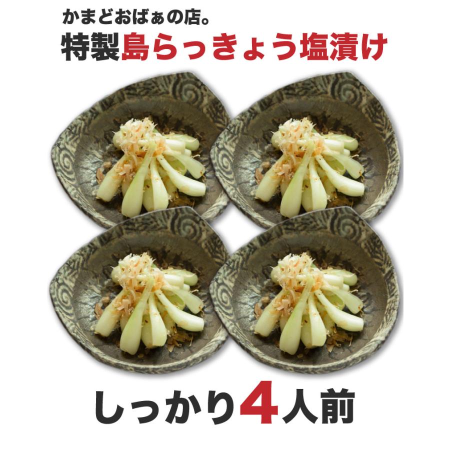 島らっきょう 塩漬け 送料無料 沖縄産らっきょうの仕入れにもこだわっ
