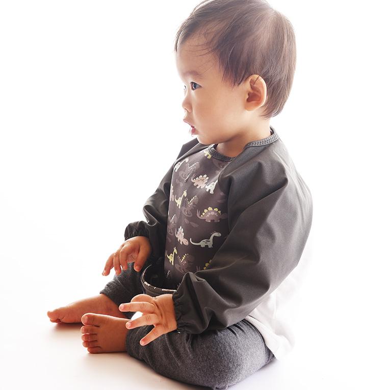 ウルトラビブ ラグランスリーブ付き Bibetta ビベッタ 1歳 2歳 誕生日 プレゼント エプロン 携帯用くるくるエプロン ポケット付き コンパクト お食事用 前掛け |  | 16