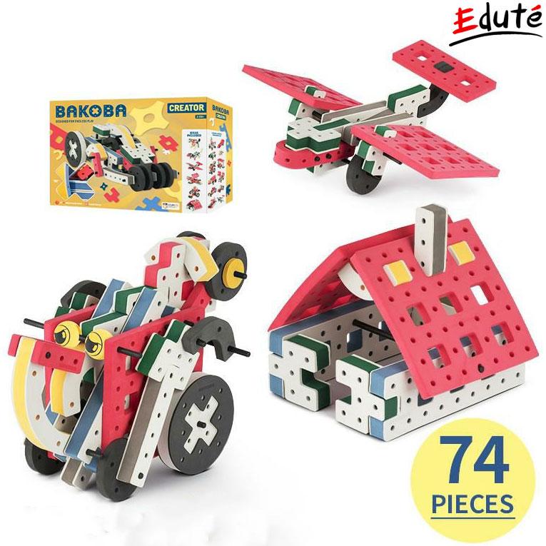 おもちゃ 知育玩具 Bakoba バコバ 知育ブロック Creator クリエーター ブロック 3歳 4歳 誕生日プレゼント レゴブロック レゴ互換 Bkb 013 木のおもちゃメーカー エデュテ 通販 Yahoo ショッピング