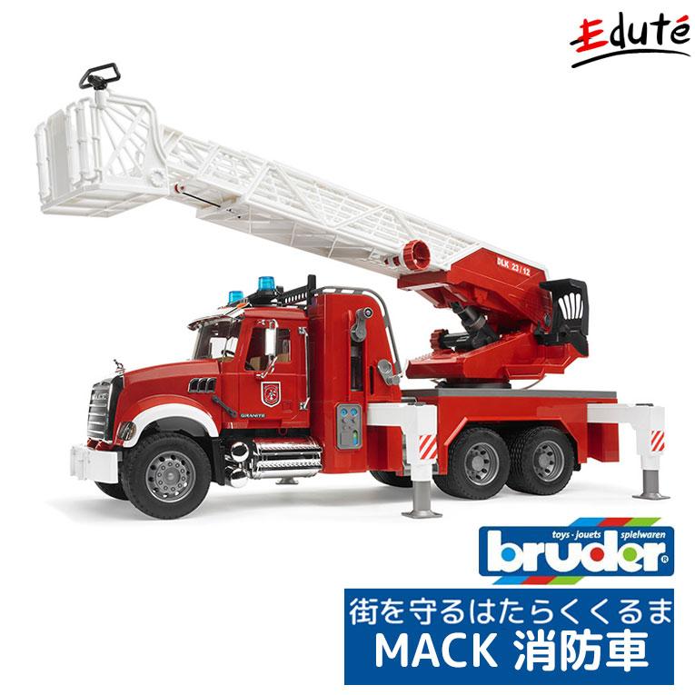 おもちゃ はたらく車 車のおもちゃ 知育玩具 誕生日プレゼント 3歳 4歳 5歳 6歳 Mack 消防車 はしご消防車 誕生日 プレゼント Br021 木のおもちゃメーカー エデュテ 通販 Yahoo ショッピング