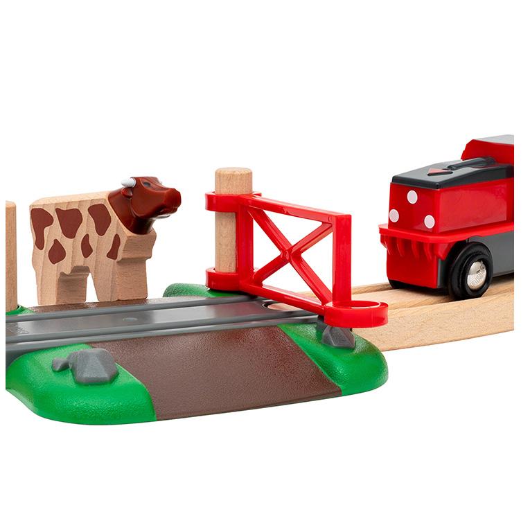BRIO ブリオ おもちゃ 電車 木製レール 誕生日 プレゼント 知育玩具 陸橋 誕生日 木のおもちゃ 3歳 男の子 木製 女の子 キッズ セットの画像