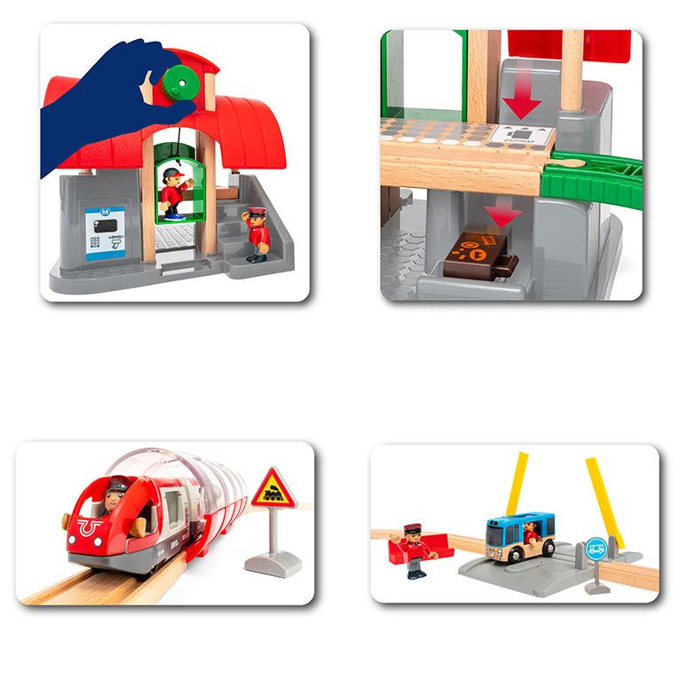BRIO ブリオ セントラルステーションセット おもちゃ 電車 木製レール