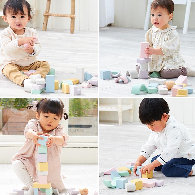 クリスマスプレゼント  積み木 1歳 プレゼント ココブロックス 知育玩具 木のおもちゃ 木製 2歳 3歳 パズル 誕生日 音の鳴る 赤ちゃん 男の子 女の子 エデュテの画像