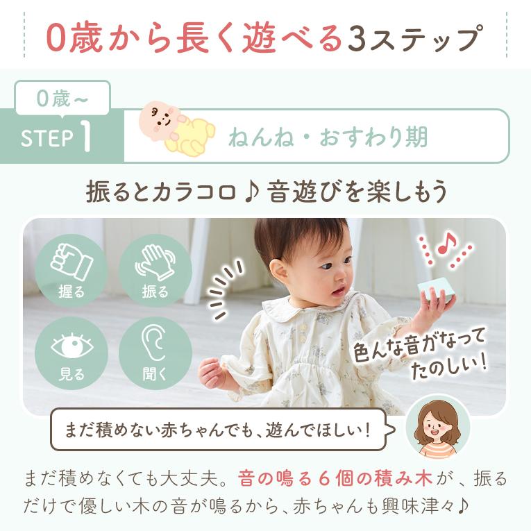 クリスマスプレゼント  積み木 1歳 プレゼント ココブロックス 知育玩具 木のおもちゃ 木製 2歳 3歳 パズル 誕生日 音の鳴る 赤ちゃん 男の子 女の子 エデュテの画像