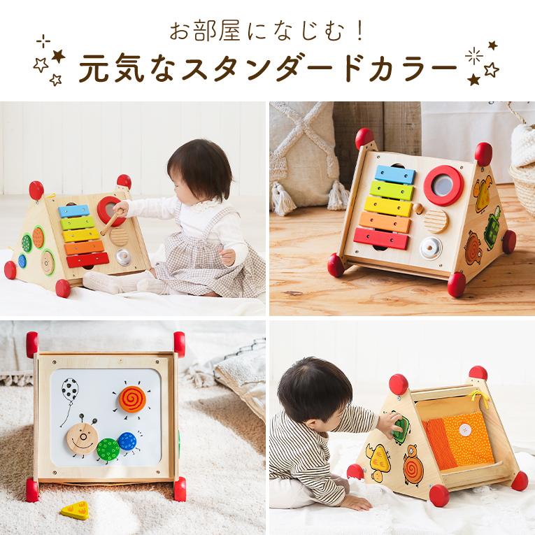 【更にお値下げ】【知育玩具 1歳～】木製 指先ラーニング（パズル、楽器、ボタン、お絵描き） 楽天市場】エデュテ ImToy 名入れ 指先ラーニングボックス 木の